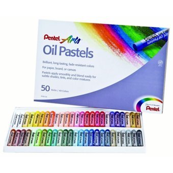 Pentel 50'li Yağlı Pastel Boya Seti