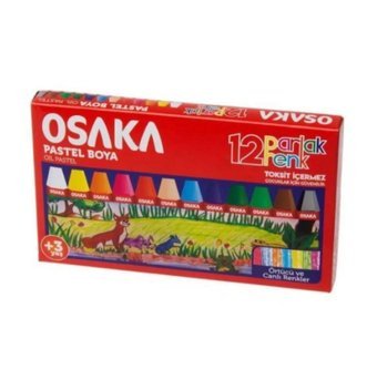 Osaka 12'li Yağlı Pastel Boya Seti