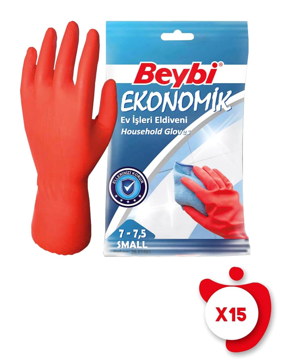 Beybi Small Temizlik Eldiveni 15 Paket