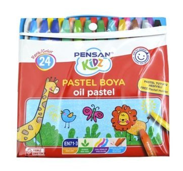 Pensan Kidz Çantalı 24 Renk Pastel Boya