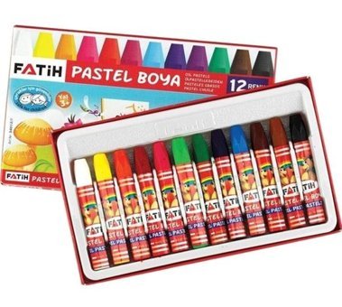 Fatih 12 Renk King Size Pastel Boya