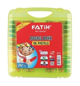 Fatih 24 Renk King Size Çantalı Pastel Boya