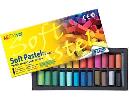 Mungyo Soft Pastel 24'lü Set Yarım Boy Pastel Boya