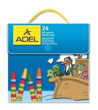 Adel 24'lü Çantalı Pastel Boya