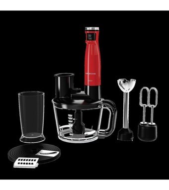 Grundig RHB 4050 1500 W Blender Seti Kırmızı-Siyah