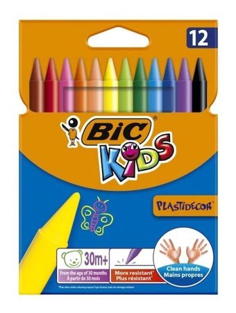 Bic 12 Silinebilir Mum Pastel Boya