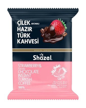 Shazel Çilekli Türk Kahvesi 10x100 gr