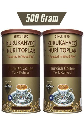 Nuri Toplar Sade Orta Kavrulmuş Türk Kahvesi 2x250 gr