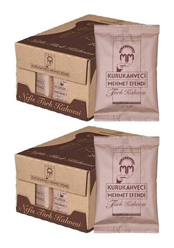 Kurukahveci Mehmet Efendi Sade Orta Kavrulmuş Türk Kahvesi 2x25x100 gr