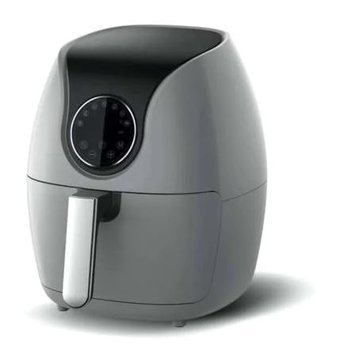 Kochler AF105E Airfryer 5 lt Tek Hazneli Led Ekranlı Yağsız Sıcak Hava Fritözü Gri