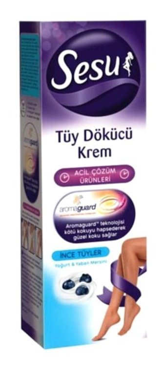 Sesu Tüm Ciltler İçin Koltuk Altı Bacak Tüy Dökücü Sprey 4x100 ml