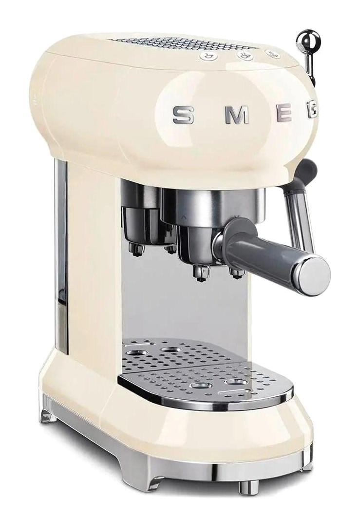 Smeg ECF01CREU 1350 W 1 lt Kapasiteli Mini Süt Köpürtücülü Espresso Yapma Kapsül Kahve Makinesi