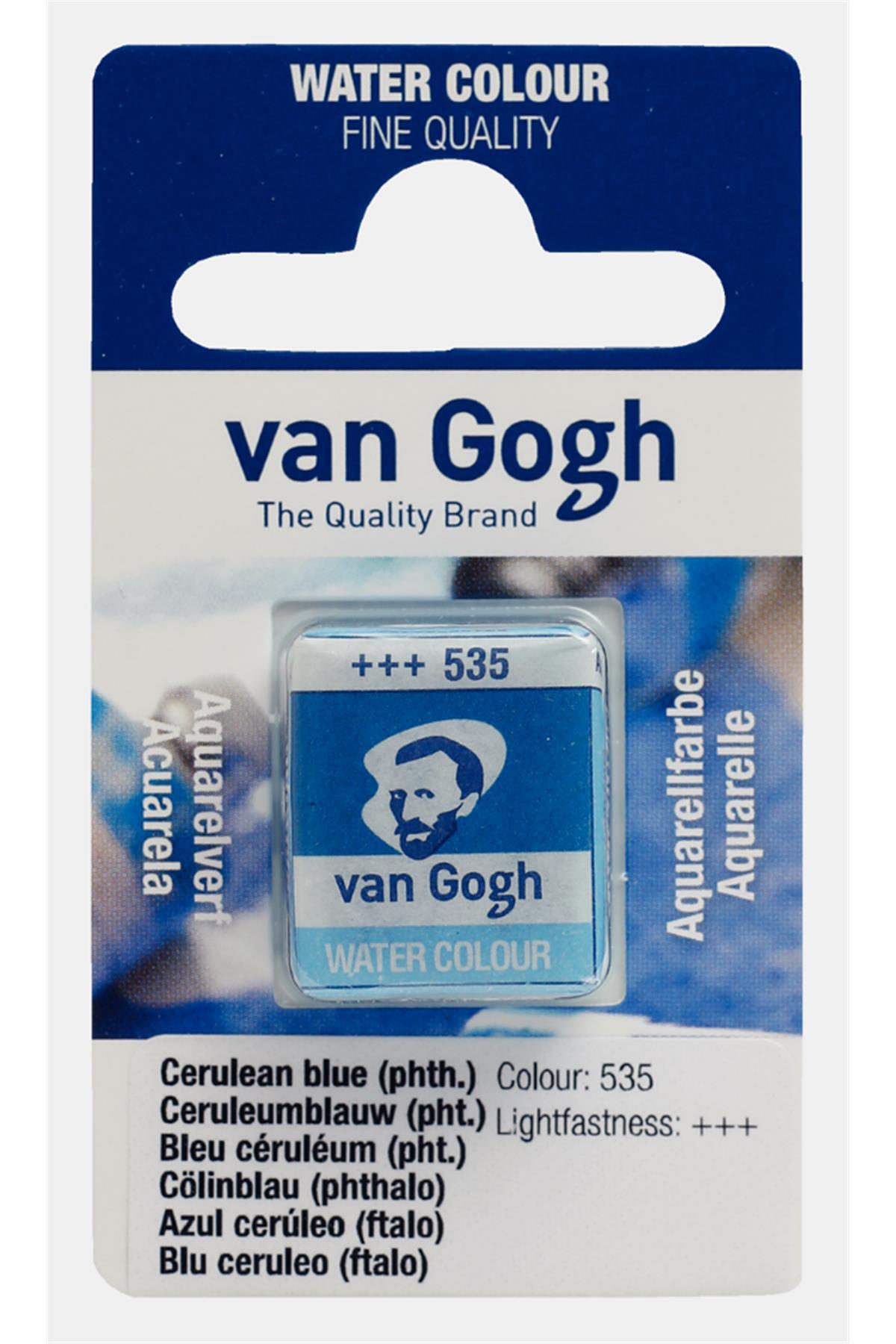 Royal Talens Van Gogh 535 Tablet Sulu Boya Cerulean Blue