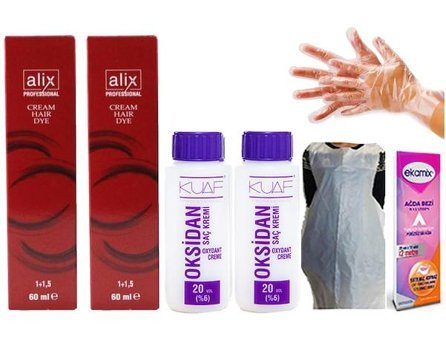 Alix 6-01 Koyu Kumral Doğal Küllü Krem Saç Boyası 50 ml