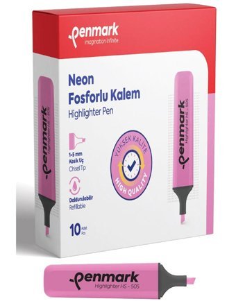 Penmark Hs 505 04 Neon Pembe Fosforlu Kalem