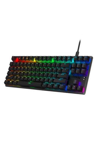 Hyperx HX-KB7RDX-US İngilizce Q RGB Red Switch Kablolu Siyah Mekanik Gaming Klavye