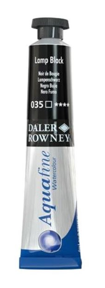 Daler Rowney Aquafine Tüp 8 ml Lamp Black 035 Sulu Boya