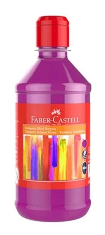 Faber Tempera Pembe Okul Boyası 500 ml Sulu Boya