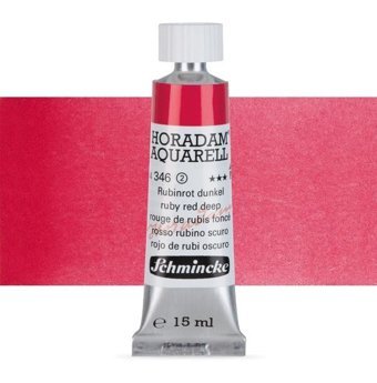 Schmincke Horadam Aquarell Tüp 15 ml Ruby Red Deep Sulu Boya