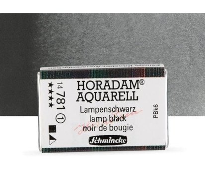 Schmincke Horadam Aquarell Tam Tablet Lamp Black 781 S. Sulu Boya