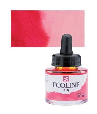 Talens Ecoline 30 ml Carmine 318 Sulu Boya