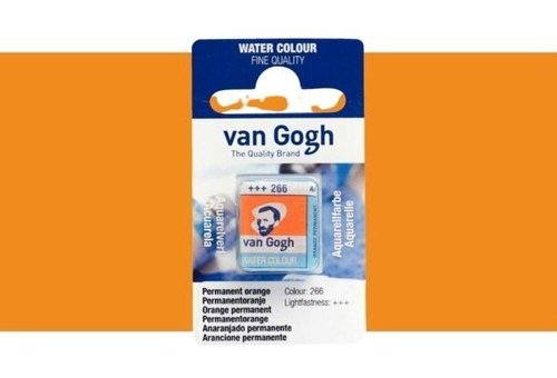 Van Gogh Permanent Orange 266 Yarım Tablet Sulu Boya