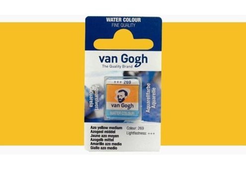 Van Gogh Azo Yellow Medium 269 Yarım Tablet Sulu Boya