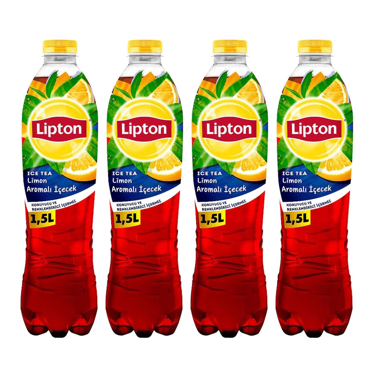 Lipton Limonlu Soğuk Çay 4x1.5 lt