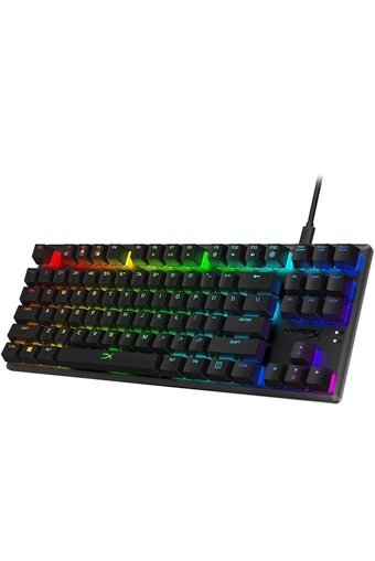 Hyperx HX-KB7 İngilizce Q RGB Red Switch Kablolu Siyah Mekanik Gaming Klavye