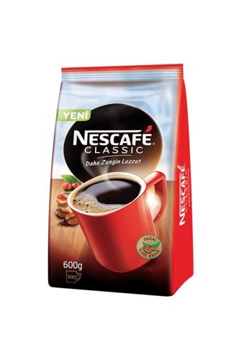 Nescafe Classic Paket Granül Kahve 600 gr