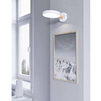 Sima Avize Modern Tekli Metal Led Aplik Beyaz