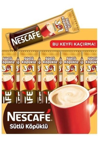 Nescafe 3ü1 Arada Paket Granül Kahve 48x17.4 gr