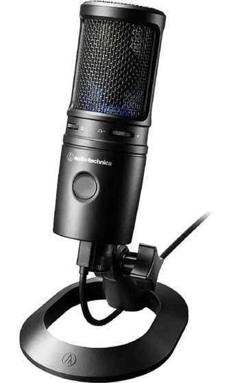 Audio Technica At2020usb-x Condenser Type A Kablolu Yayıncı USB RGB Oyuncu Masaüstü Mikrofonu Siyah