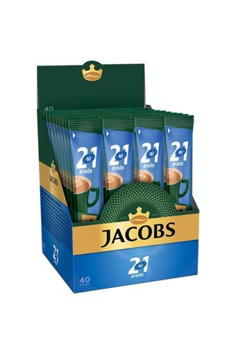Jacobs 3'ü 1 Arada Sade 10.5 gr 40 Adet Granül Kahve Hazır Kahve