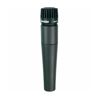 Shure SM57-LCE Profesyonel Dinamik XLR Kablosuz El Mikrofonu Siyah