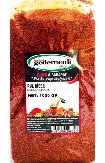 Gedemenli Kırmızı Pul Biber 1 kg