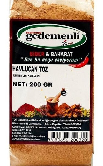 Gedemenli Toz Havlıcan 200 gr