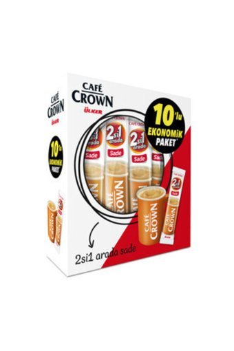 Cafe Crown 2'si 1 Arada Sade 11 gr 10 Adet Hazır Kahve