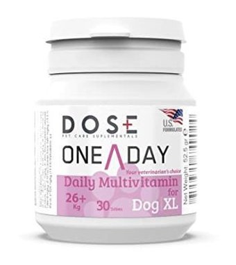 Dose One A Day D Vitamini C Vitamini B Vitamini Hamile Kemik Tüy Sağlığı 30 Tablet Macun Köpek Vitamini