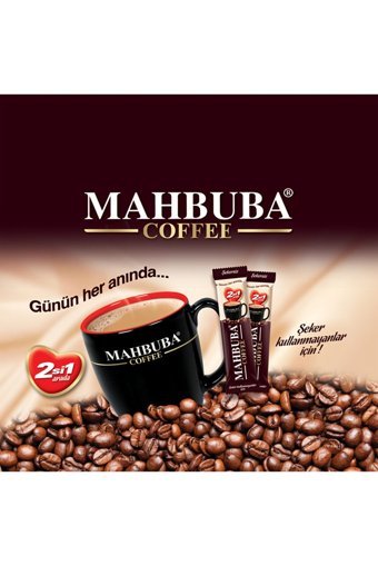 Mahbuba Coffee 2'si 1 Arada Sade 10 gr 36 Adet Granül Kahve Hazır Kahve