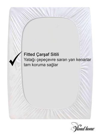 Vionel Home Fitted Pamuk Lastikli Sıvı Geçirmez 60 X 120 cm Tek Kişilik Alez