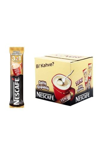 Nescafe 3'ü 1 Arada Sütlü Köpüklü 18 gr 56 Adet Granül Kahve Hazır Kahve