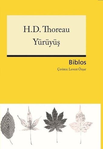 Yürüyüş Henry David Thoreau Biblos