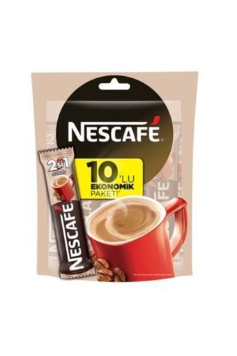 Nescafe 2'si 1 Arada Sade 10 gr 10 Adet Granül Kahve Hazır Kahve