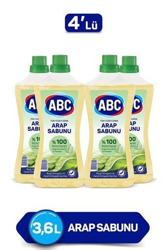 ABC Sıvı Arap Sabunu 4x900 ml