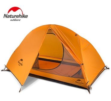 Naturehike 2 Kişilik 3 Mevsim Çift Tenteli Kamp Çadırı Turuncu