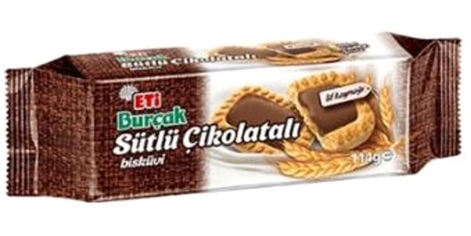 Eti Burçak Çikolatalı Bisküvi 6x114 gr