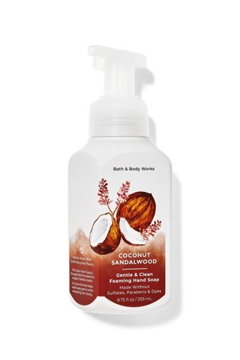 Bath & Body Works Coconut Sandalwood Nemlendiricili Parabensiz Organik Köpük Sıvı Sabun 259 ml Tekli