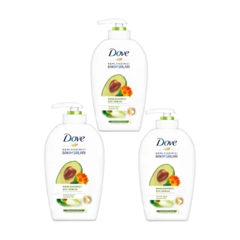 Dove Avokado Nemlendiricili Köpük Sıvı Sabun 500 ml 3'lü