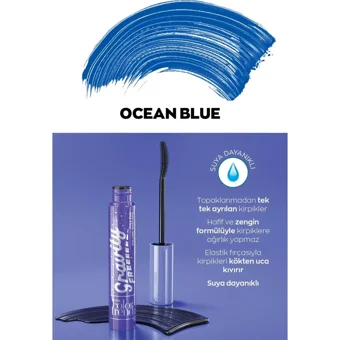 Avon Color Trend Full Fan Kıvırma Suya Dayanıklı Çift Taraflı Siyah Maskara